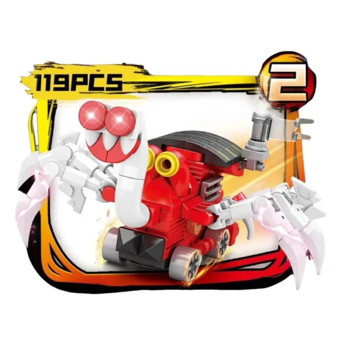 Hot Game Choo-Choo Charles Building Blocks Demonic Spider Train Animal Monster Figures Bricks MOC Toys For Children Gifts - Image 19