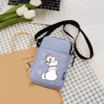 Disney The Aristocats Marie Cat Women's Bags Fashion Ladies Shoulder Bag Kawaii Multi-Function Moblie Phone Bag Women's Handbag - Image 11