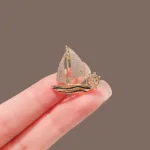 Exquisite Small Sailboat Brooch Pins for Women Men Unisex Rhineston Zircon Lapel Pins Successful Badge Party Suit Jewelry Gifts - Image 5