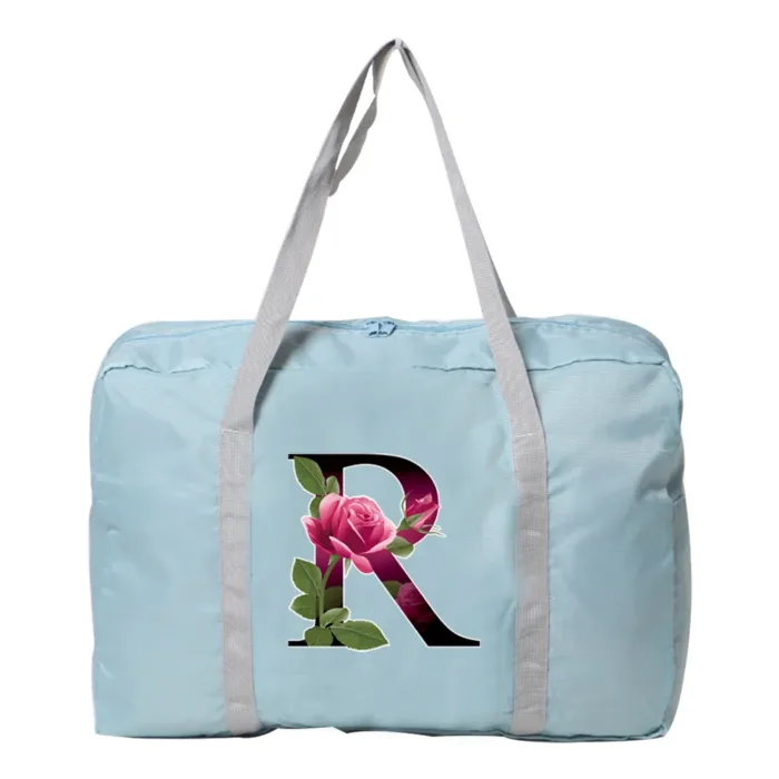 Travel Bag Unisex Large Capacity Bag Luggage WaterProof Travel Accessories Flower Color Clothes Storage Nylon Foldable Handbags - Image 11