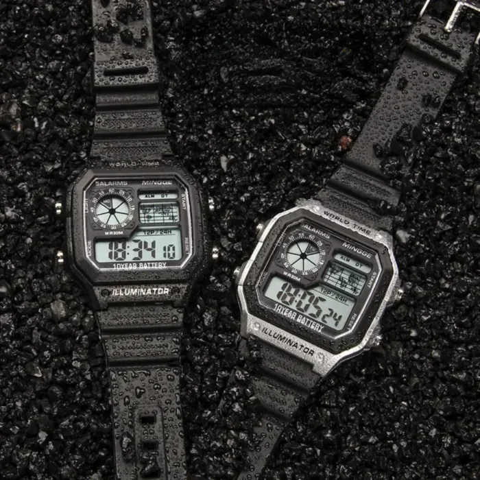 Students Sports Watches for Men Electronic Watch Digital Display Retro Style Clock Men Male Reloj Hombre Watch Relogio Masculino - Image 3