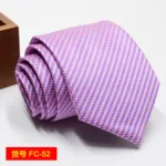67 Styles Men's Ties Solid Color Stripe Flower Floral 7-8cm Jacquard Necktie Accessories Daily Wear Cravat Wedding Party Gift - Image 51