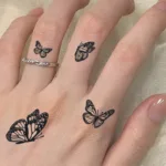 Butterfly, 1Pc Waterproof Temporary Tattoo Stickers, Long-lasting Waterproof for One to Two Weeks, Fake Tattoo for Man and Women - Image 3