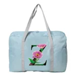 Travel Bag Unisex Large Capacity Bag Luggage WaterProof Travel Accessories Flower Color Clothes Storage Nylon Foldable Handbags - Image 7