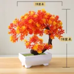 1pc Artificial Plants Bonsai Small Tree Simulation Plants Fake Flowers Table Potted Ornaments Home Decoration Hotel Garden Decor - Image 41