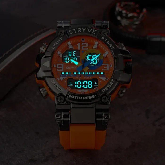 STRYVE Top Brand Men's Digital Watch Waterproof Sport Wristwatch for Men Military Electronic Watches High Quality Male Gifts - Image 3