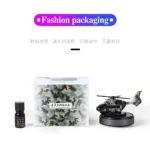 Solar Car Air Freshener Interior Accessories Supplies Helicopter Decoration Propeller Rotating Auto Flavoring Perfume Diffuser - Image 6