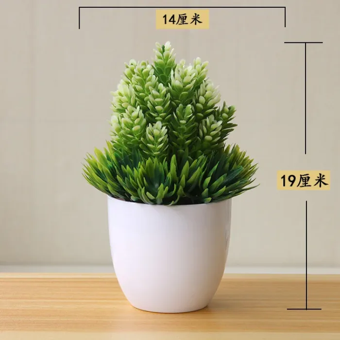 1pc Artificial Plants Bonsai Small Tree Simulation Plants Fake Flowers Table Potted Ornaments Home Decoration Hotel Garden Decor - Image 16