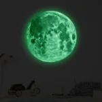 Aesthetic 3D Luminous Moon Wall Sticker Glow In The Dark Fluorescent Sticker PVC Home Kids Room Decals Wall Decor Wallpaper - Image 5