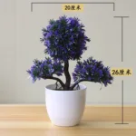 1pc Artificial Plants Bonsai Small Tree Simulation Plants Fake Flowers Table Potted Ornaments Home Decoration Hotel Garden Decor - Image 42