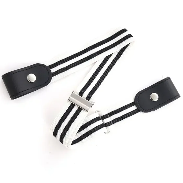 Jeans Elastic Belt Men Denim Belt No Marks Versatile Invisible Elastic Women No Punching Decoration Waistband Inset Style Belts - Image 21