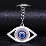 Islam Hamsa Evil Blue Eye Necklace Stainless Steel Turkish Eye Chain Bracelet Greek Jewelry ojo turco acero inoxidable N1137S02 - Image 14
