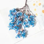 2PCS Artificial Plants Long Baby's Breath Christmas Decorations Vase for Home Wedding Bridal Festival Party Fake Plastic Flowers - Image 8