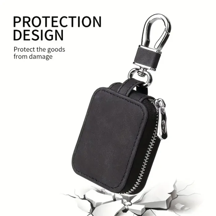 Travel Protection Earphone Storage Case Headphone Accessories Portable Full Protective Earbud Cover PU Leather Mini Headset Case - Image 5