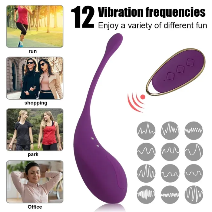 Wireless Vaginal Ball Vibrator for Women Nipple Clitoris Stimulator Anal Plug Female Masturbator Sex Toys Erotic Products Shop - Image 3