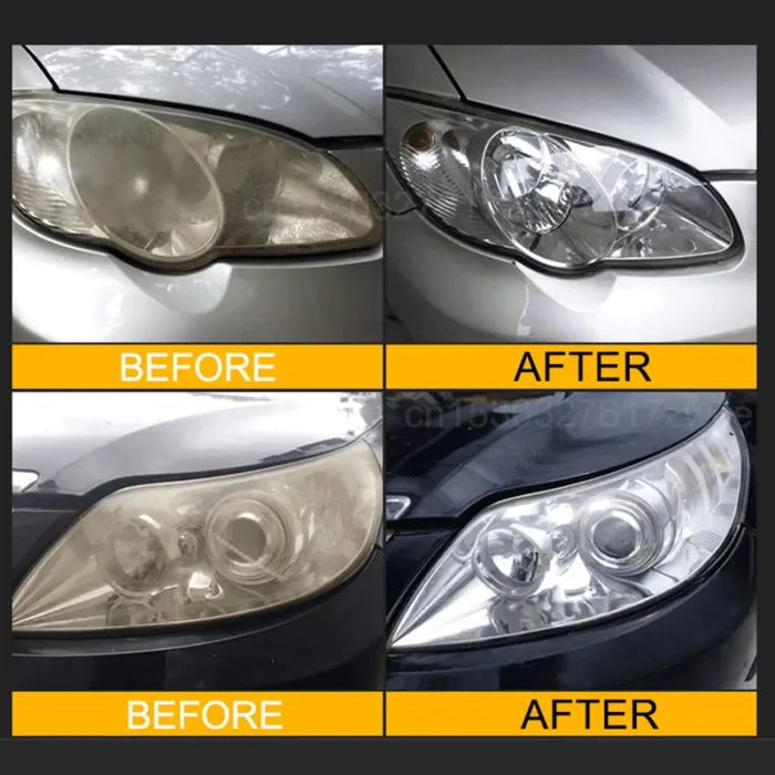 Car Headlight Restoration Polishing Kits Headlamp Scratch Remover Repair Cleaning Paste Remove Oxidation Headlight Polish Liquid - Image 2