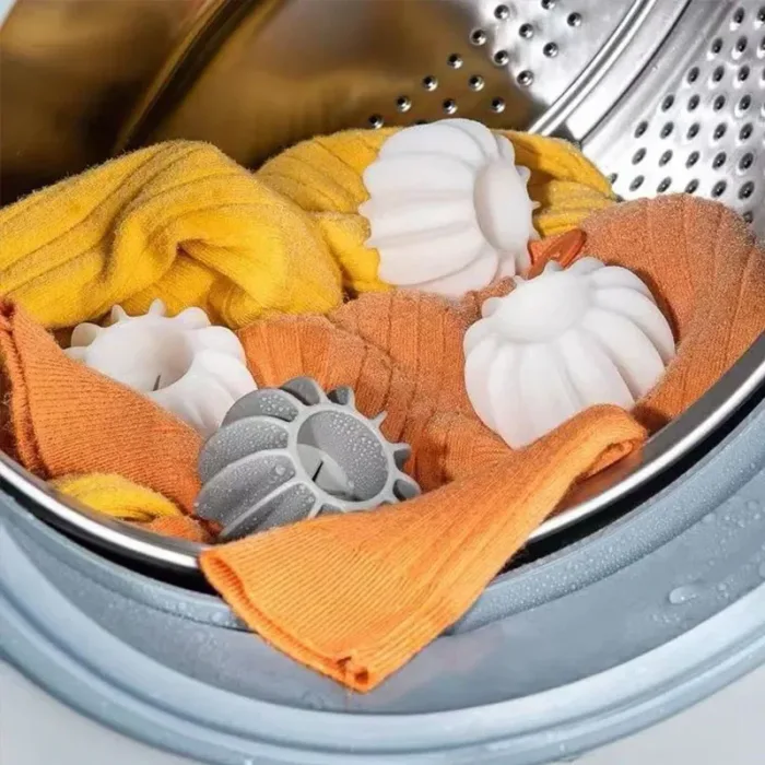3pcs Silicone Magic Laundry Ball Reusable Clothes Hair Cleaning Tool Pet Hair Remover Washing Machine Cat Hair Catcher Laundry - Image 6