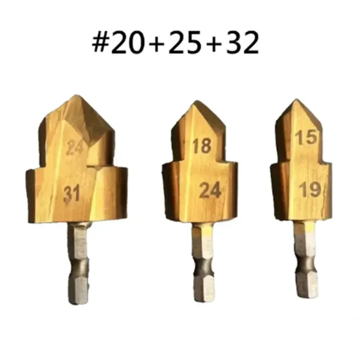 1pc 6.35mm Hexagonal Shank Drill Bit Water Pipe Expansion Drill Punch Plumber's Hole Expansion Drill Tool - Image 6