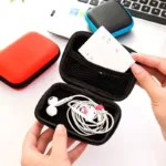 Headphone Mini Storage Bag, EVA Hard Bags, Digital Charger, Headphone Protection Bag, USB Data Cable Organizer, Transport Bags - Image 2