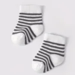 5 pairs/lot New spring and autumn star striped baby socks - Image 4