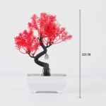 Artificial Plants Bonsai Small Tree Simulation Pot Plants Fake Flowers Table Potted Ornaments for Hotel Garden Home Decor planta - Image 5