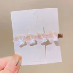 Summer New Fashion Gradient Star Hairpin Cute Girl Heart Clip Sweet Cute Soft Girl Side Hair Accessories - Image 9