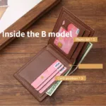 New Men's Wallet Money Bag PU Leather Business Short Wallet Vintage Soft Purse Multi-card Holder Portefeuille Homme Billetera - Image 5