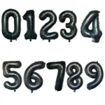 32 inch Large Gold figure Balloons 18 20 30 40 50 60 70 80 90 years adult Birthday Anniversary Decoration Number Balls Supplies - Image 15