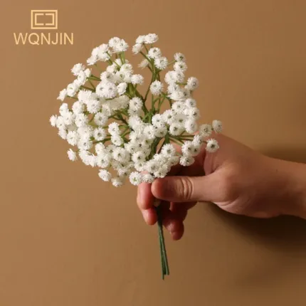 WQNJIN Artificial Gypsophila Breath Wedding Small Fresh Artificial Flowers Fake Flowers Flower Arrangement Home Decoration