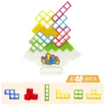 Tetra Tower Game Stacking Blocks Stack Building Blocks Balance Puzzle Board Assembly Bricks Educational Toys for Children Adults - Image 7