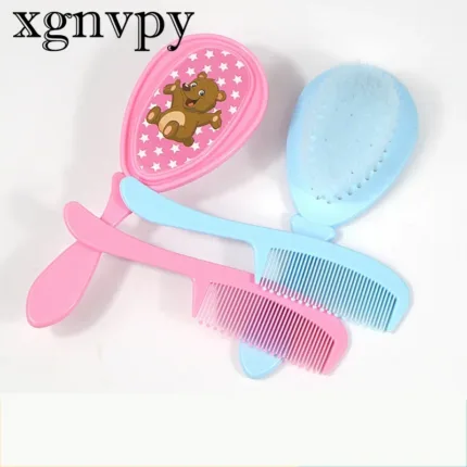 Xgnvpy Soft Toddler Brush Comb Brush Cartoon Baby Hairbrush Newborn Hair Brush Infant Comb Head Massager Baby Care
