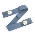 Jeans Elastic Belt Men Denim Belt No Marks Versatile Invisible Elastic Women No Punching Decoration Waistband Inset Style Belts - Image 5
