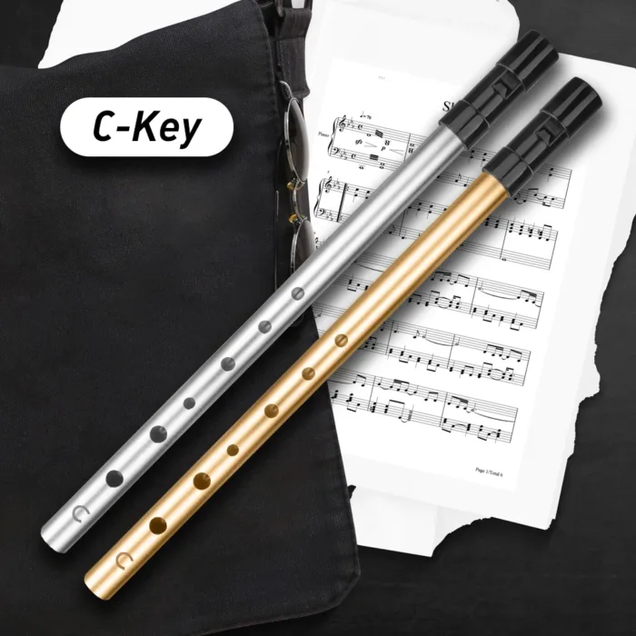Penny Tin Whistle Small Bore Whistle 6 Holes Irish Whistle Flute Penny Tin Whistle Dizi Musical Instrument Flauta Piccolo C Key - Image 3