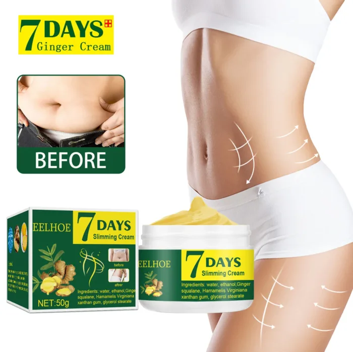 Fast Belly Fat Burner Slimming Cream Abdominal Muscle Body Firming Cream Weight Loss Anti-Cellulite Health Care Spa Massager - Image 7