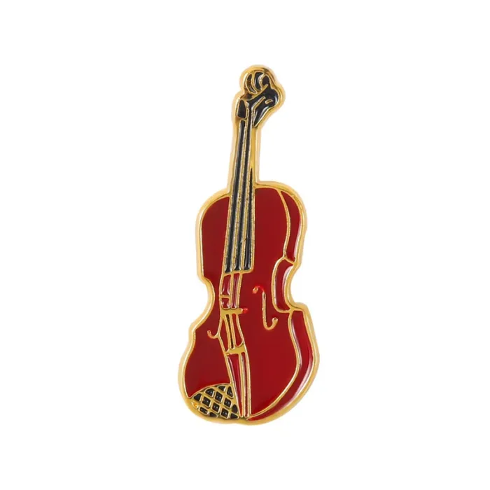 Concert Enamel Pins Piano Violin Guitar Trumpet Brooch Custom Clothes Lapel Badge Cute Musical Instrument Jewelry Gift for Kid - Image 9