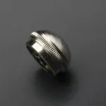 Flute Mouthpiece Nut, Nut, Silver Mouthpiece, Musical Instrument Replacement Parts - Image 3
