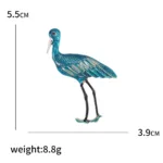 Rhinestone Phoenix Brooches for Women Unisex Enamel Bird Animal Pins Event Party Backpack Decoration Clothes Accessories - Image 20