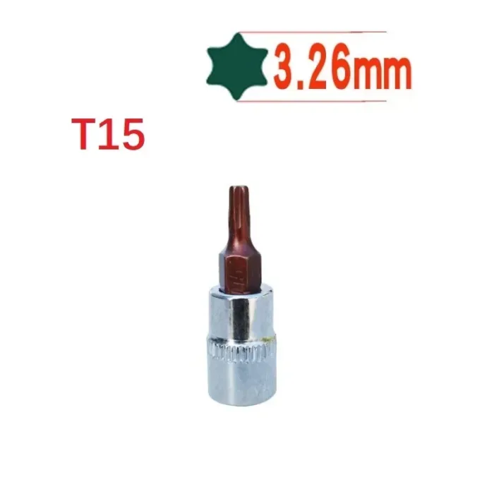 1pc Torx Screwdriver Bit 1/4 Inch Drive Socket Ratchet Socket Wrench Adapter Hand Tools T8 T10 T15 T20 T25 T27 T30 T40 - Image 8