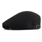 summer hollow mesh breathable sun hat classic solid color beret men and women universal hats outdoor sports cap