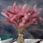 60cm Fluffy Reed Boho Decor Flowers Fake Plant Encrypted Reed Mock Artificial Flowers for Wedding Party Home Decor - Image 12