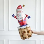 Christmas Decor Balloon Gingerbread Man Christmas Tree Santa Claus Self-Standing Aluminum Balloon New Year Xmas Party Supplies - Image 6