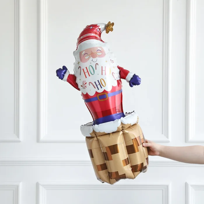 Christmas Decor Balloon Gingerbread Man Christmas Tree Santa Claus Self-Standing Aluminum Balloon New Year Xmas Party Supplies - Image 6