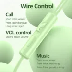 Type C Headphones Wired Earphones 3.5mm Earbud Headset With Mic DAC Chip For Samsung Galaxy S24 S23 S21 S22 Ultra iPhone15 - Image 5