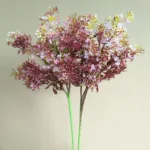 Simulated Lilac Sakura Flower Living Room Dining Table Party Vase Flower Arrangement Decoration Parts Wedding Photography Props - Image 4