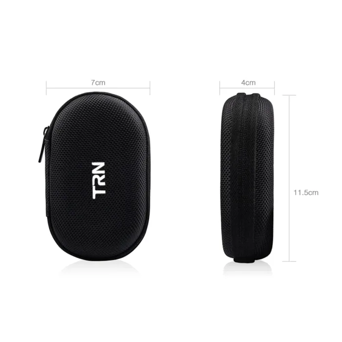 TRN Pag Mini Portable Oxford Compressive Headset Package PU Zipper Storage Box Earbuds Earphones Bag Headphones Accessories - Image 2