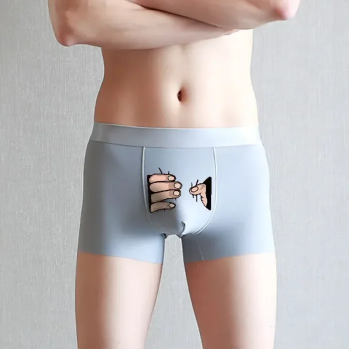 Fashion Creative Funny Men's Boxer Briefs Man Personality Printing Underpant Boxershorts Cartoon Breathable Sexy Panties Gifts - Image 9