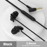 Soft Silicone Headphones Wired Handsfree Type C 3.5mm Jack Earphones In-Ear Sleep Wired Headset With Mic In-line Control Earbuds - Image 13