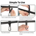 2pcs Multi Purpose Baby Stroller Hook Baby Stroller Accessories Shopping Pram Hook Props Carriage Hook Baby Car Hanging Hanger - Image 3