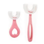 Baby Toothbrush Children 360 Degree U-shaped Child Toothbrush Teethers Baby Brush Silicone Kids Teeth Oral Care Cleaning - Image 20