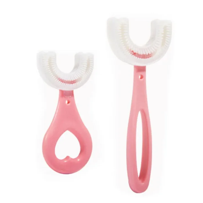 Baby Toothbrush Children 360 Degree U-shaped Child Toothbrush Teethers Baby Brush Silicone Kids Teeth Oral Care Cleaning - Image 20